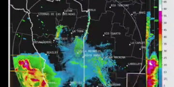 Alerta emitida por el SMN