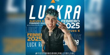 Luck Ra abrirá la Fiesta Nacional Valle del Sol 2025. La entrada costará $ 18 mil