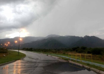 Registro de lluvias en toda la provincia