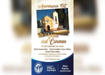 Villa del Carmen se prepara para los festejos por su nuevo aniversario
