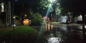 Villa Mercedes nuevamente sacudida por la tormenta