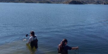 Fiscalizan el agua del dique Nogolí y los ríos que lo abastecen