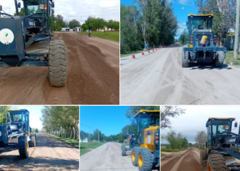 Tilisarao: Un trabajo constante, el mejoramiento de calles y accesos ante las abundantes lluvias