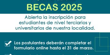 Naschel: Esta abierta la inscripción para las «BECAS MUNICIPALES 2025»