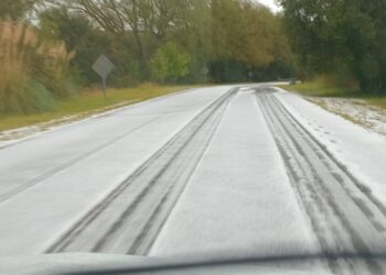 Abundante granizada en la zona comprendida entre El Trapiche y la Carolina.