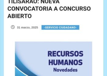 Nueva convocatoria a Concurso Abierto para cubrir cargo de Juez de Paz de Tilisarao