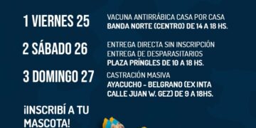San Francisco: Campaña SUMARTE. Castración y vacunación masiva de mascotas