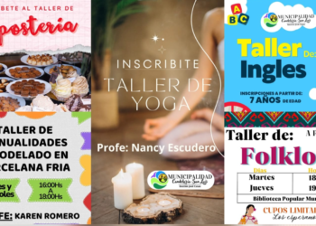 Están abiertas las inscripciones para diferentes talleres en Candelaria