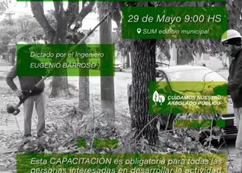 Capacitación para cuidar el arbolado de Tilisarao!