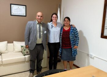 Buena Esperanza: municipio y pastores reunidos