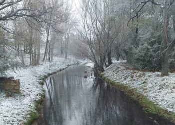 La nieve y el frío coparon La Carolina