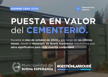 Buena Esperanza realizó mejoras en el cementerio municipal