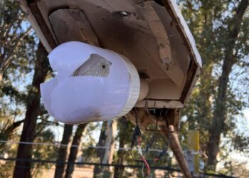 Vandalismo en Unión: rompieron luminarias públicas