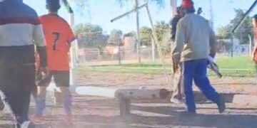 Disturbios en un partido de fútbol de la Liga del Norte en Luján