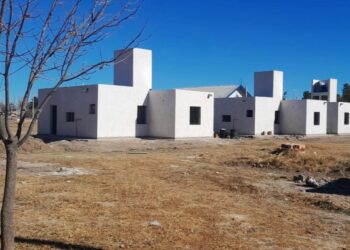 Las viviendas de Quines, Luján y Concarán alcanzaron un 80% de avance