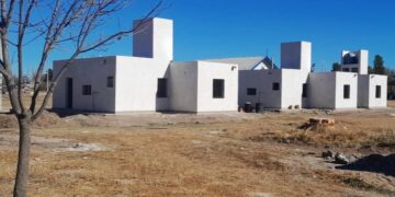 Las viviendas de Quines, Luján y Concarán alcanzaron un 80% de avance