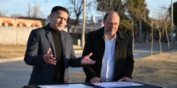 Tilisarao inauguró el adoquinado en el barrio 80 Viviendas