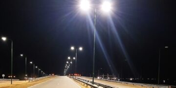 El Ente Control de Rutas mejoró la iluminación de la autopista N°55