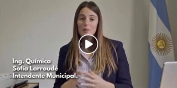 La intendenta de Buena Esperanza publicó un video en el que habló de la situación de las viviendas sociales