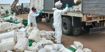 Reunieron más de 2.000 envases fitosanitarios en Arizona