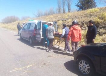 Accidente en el Valle de Pancanta: un motociclista terminó hospitalizado