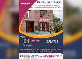 Convocan a emprendedores y artesanos de Quines a participar de una feria
