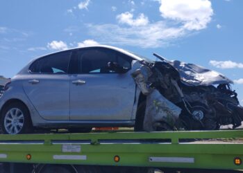 Una mujer resultó herida tras un accidente automovilístico en la Autopista de las Serranías Puntanas entre Jarilla y Alto Pencoso