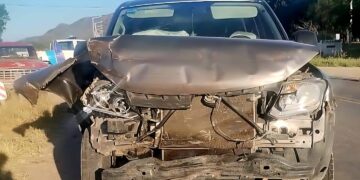 Quines: dos vehículos protagonizaron un accidente en Ruta Nacional N°20 y calle Juan XXIII