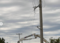 Temporal en Tilisarao: Líneas eléctricas caídas.