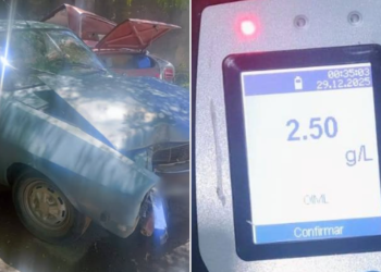 San Francisco del Monte de Oro: un hombre dio positivo en el alcotest tras protagonizar un accidente de tránsito