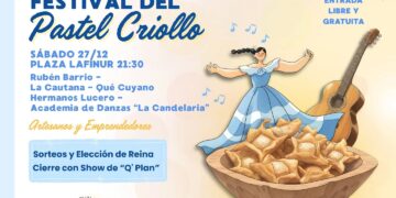 La Plaza Lafinur se prepara para una nueva edición del Festival del Pastel Criollo