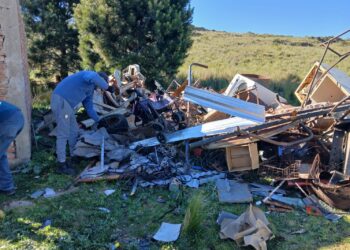 La Carolina completó su descacharrado