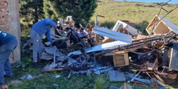 La Carolina completó su descacharrado