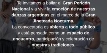 Buena Esperanza convoca a participar del Pericón Nacional