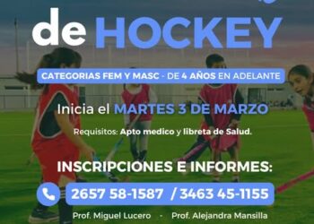 La Escuelita de Hockey en Buena Esperanza, es una realidad