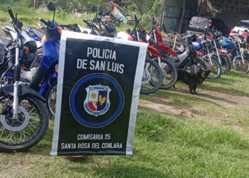Santa Rosa del Conlara: secuestraron 19 motos en operativo policial contra picadas ilegales