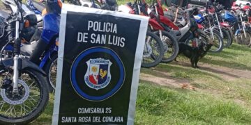 Santa Rosa del Conlara: secuestraron 19 motos en operativo policial contra picadas ilegales