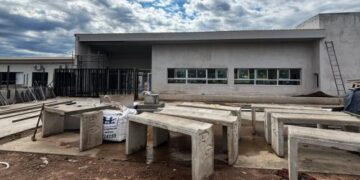 La construcción del jardín ‘Mi Valle Azul’ de Quines ingresa en su etapa final