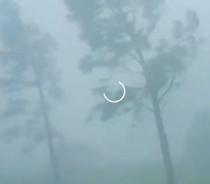 La tormenta en la zona de Encadenadas afectó el servicio eléctrico.