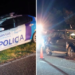 Tres heridos en un fuerte choque que involucró a una camioneta, un patrullero y un caballo