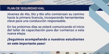 Tilisarao lanza la 4ª edición del programa “Mi Primera Licencia” para estudiantes
