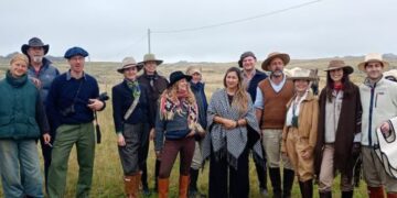 Turistas de Alemania viven una semana de aventura a caballo en las Sierras de San Luis