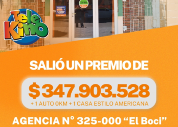Un jugador jugó al Telekino y se alzó con un premio de $347.903.528 más un auto 0km y una casa estilo americana.
