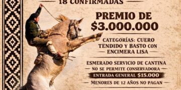 Justo Daract se viste de fiesta con una gran jineteada