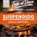 Por cuestión climatológica se suspende el evento 𝐓𝐨𝐝𝐨 𝐚𝐥 𝐃𝐢𝐬𝐜𝐨