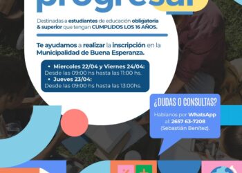 Buena Esperanza: acompañan a jóvenes en la inscripción al programa Progresar