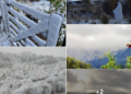 Postales de la nevada en distintos puntos de la provincia
