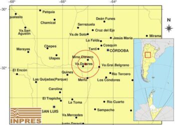 Sismo en Traslasierra fue percibido en el Valle del Conlara y Santa Rosa