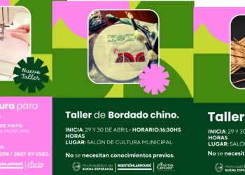 Talleres en Buena Esperanza para el aprendizaje y creatividad