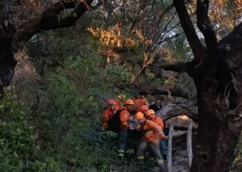 Rescataron a un turista accidentado en el camino al Mirador San Ceferino en Los Molles